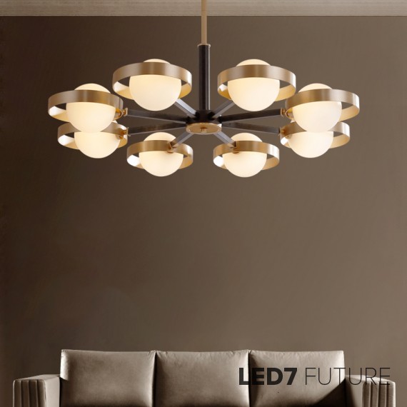 Loft Industry Modern - Ball Planets Chandelier